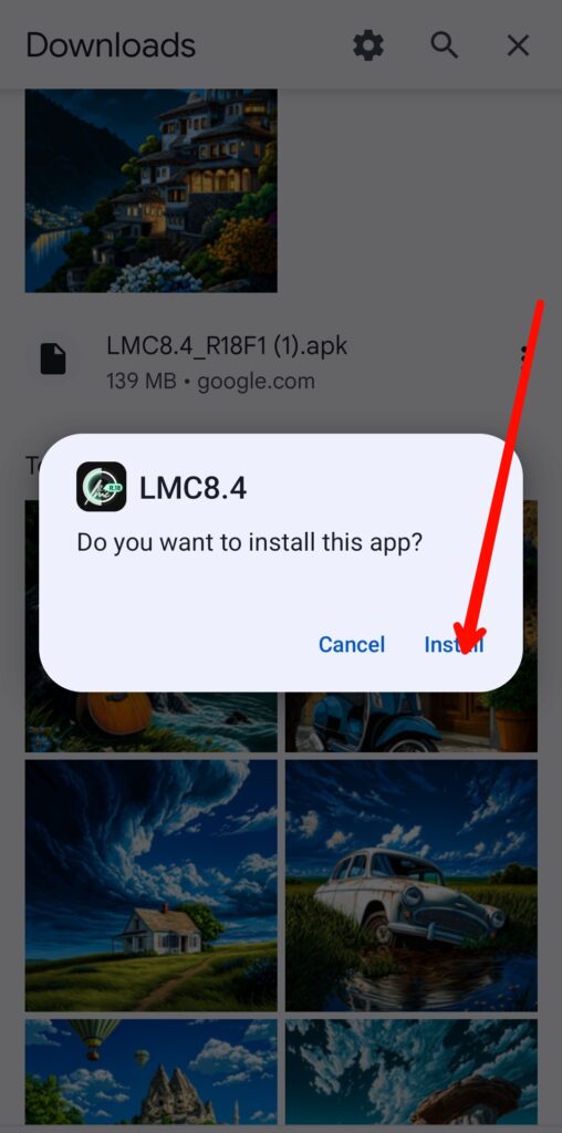 Install LMC Camera